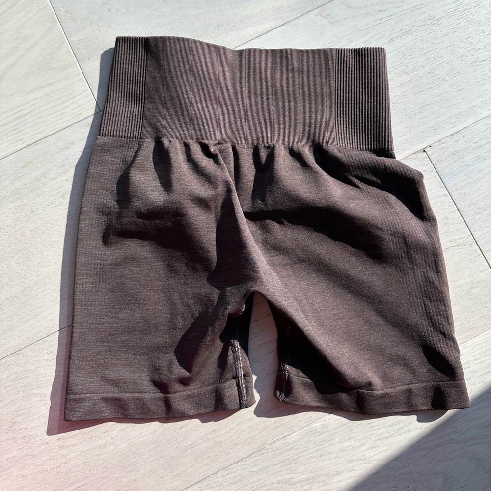 Brown gym shorts